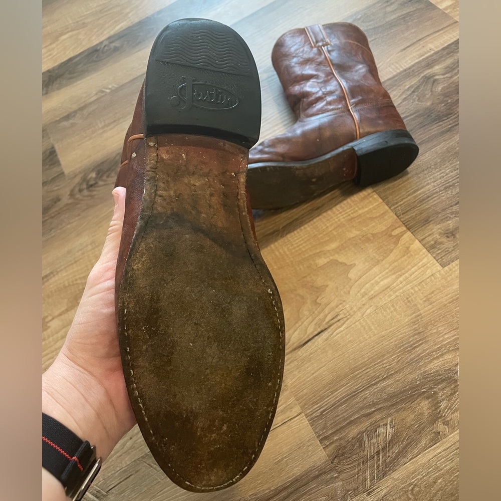 Justin Deer Skin Boots - Picture 5 of 7